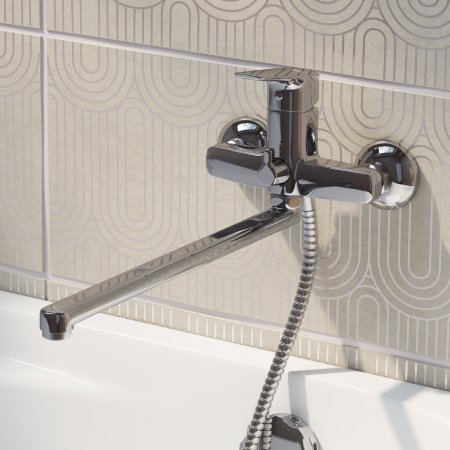 Смеситель для ванны с душем IDDIS Vibe VIBSBL2i10WA хром глянцевый