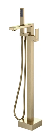 Смеситель для ванны напольный D&K Bayern.Liszt DA1516007 золото матовое