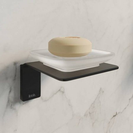 Мыльница для ванной IDDIS Slide SLIBSG0i42 черный матовый