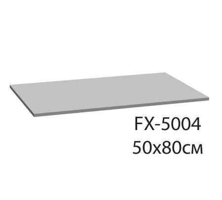 Коврик для ванной Fixsen River 1-ый, FX-5004K, серый, 50х80 см.