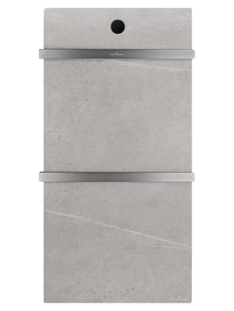 Полотенцесушитель электрический с каменной плитой Серый мрамор WONZON & WOGHAND STUTTGART, Темный графит (WW-A502-GM)