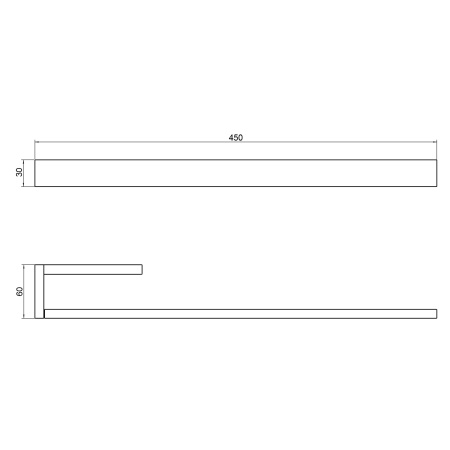 Полотенцедержатель Timo Petruma 15251/03 черный матовый
