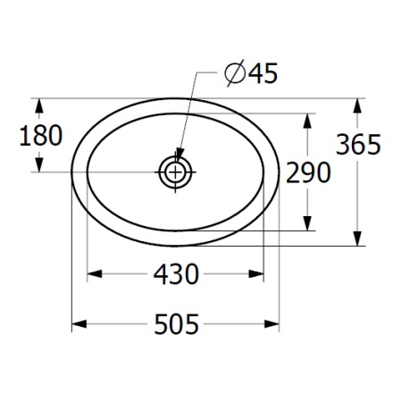 Раковина встраиваемая снизу 43см Villeroy & Boch Loop & Friends 4A530001 alpin