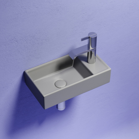 Раковина подвесная 40см Ceramica Nova Element CN6051LMH серый матовый