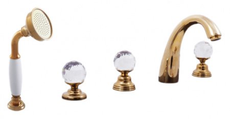 Смеситель для ванны Rav Slezak Brilliance176.5P хром