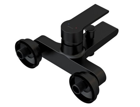 Смеситель для ванны с душем Cersanit BRASKO BLACK 63108 черный матовый