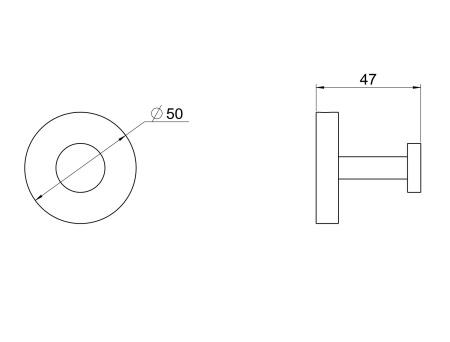 Крючок Aquatek Бетта AQ4601CR хром