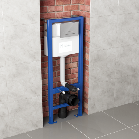 Комплект Delice Aura 4 в 1: инсталляция, крепления, клавиша смыва Aura, шумоизоляция