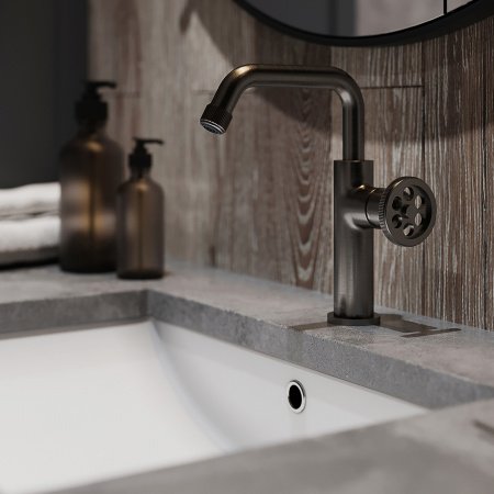 Смеситель для раковины IDDIS Grange GRAGMR0i01 графит матовый