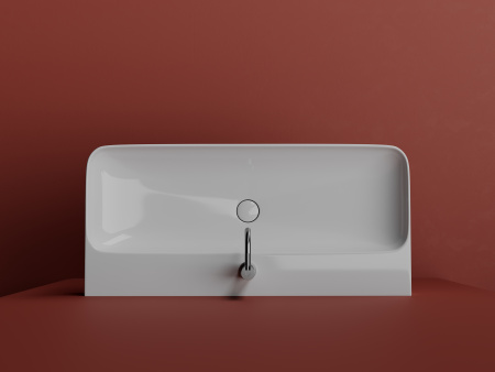 Раковина подвесная 102см Ceramica Nova Aura CN2007 белый