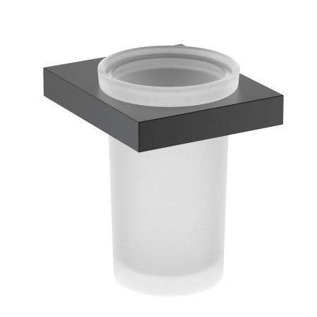 Стакан для ванной Timo Petruma 15232/03 черный матовый