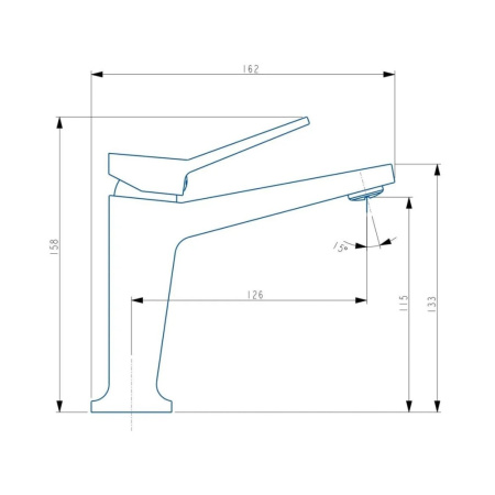 Смеситель для раковины Haiba HB10818-7, черный