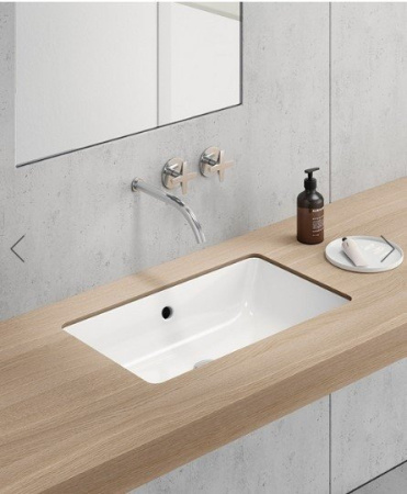 Раковина встраиваемая снизу 60см GSI Kube X 8953911 белая