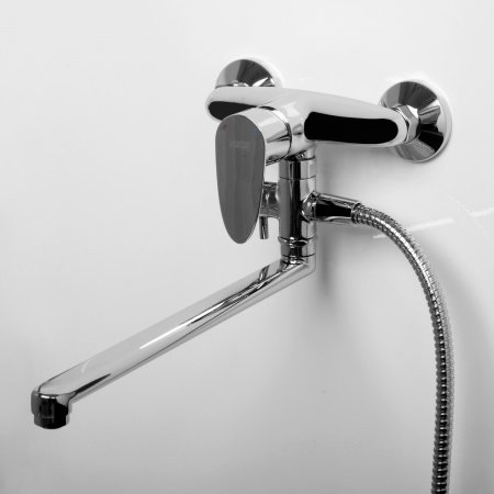 Смеситель для ванны с душем WasserKraft Leine 3502L хром