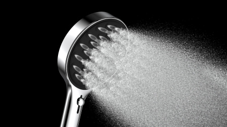 AQM8501CR Ручной душ Ø135мм, 4 режима, слайдер, Хром