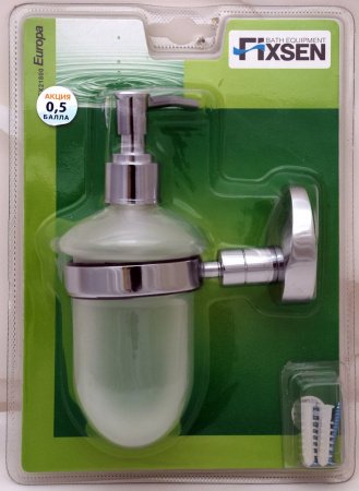 Дозатор жидкого мыла Fixsen Europa FX-21812 Хром
