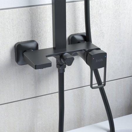 Душевая стойка IDDIS Bild BILBL1Fi06 черный матовый