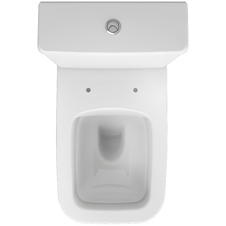 Унитаз-компакт Vitra Polar Open-Back 9843B003-7201 с бачком и сиденьем микролифт