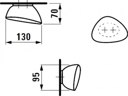 Крючок Laufen Alessi One 8.7097.6 Белый