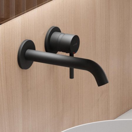 Смеситель для раковины Kludi Bozz 382453976 черный матовый