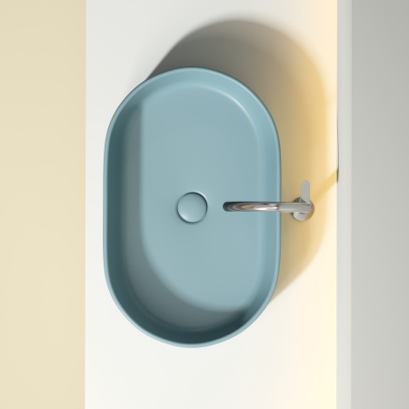 Раковина накладная 60см Ceramica Nova Element CN6048MLG зеленый матовый