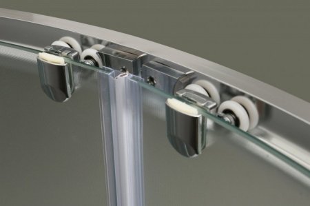 Душевой уголок BelBagno Uno R-2 90x90 профиль Хром стекло прозрачное
