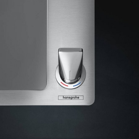Смеситель для кухни Hansgrohe Metris Select M71 73804800 нержавеющая сталь