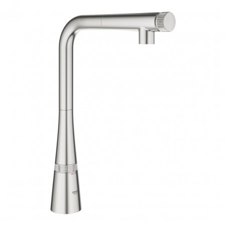 Смеситель для кухни Grohe Zedra 31593DC2 красный/темно-серый