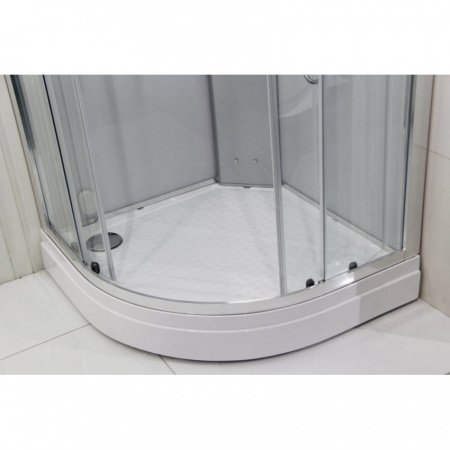 Душевая кабина Orans 86150S0 90x90x220 профиль белый, стекло прозрачное