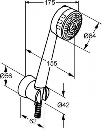 Душевой гарнитур Kludi Zenta 6075005-00 Хром