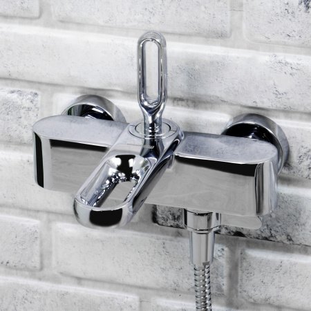 Смеситель для ванны с душем WasserKraft Kammel 1801 хром