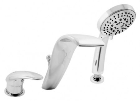 Смеситель на борт ванны Rav Slezak Dunaj D461.5S хром