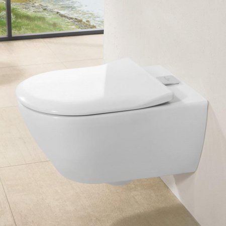 Унитаз Villeroy&Boch Subway 2.0 Plus 5614A1R1 подвесной без сиденья