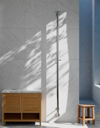 Полотенцесушитель электрический Margaroli Arcobaleno 616-L 616CRB-1650 1650x74 BOX хром