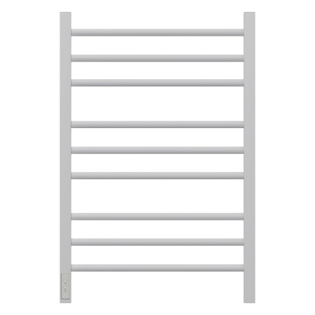 Полотенцесушитель электрический Point PN70758W П9 500x800, диммер слева, белый