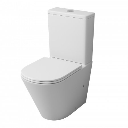 Напольный унитаз-компакт Grossman GR-4450MS белый, с сиденьем микролифт