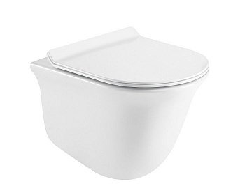 Унитаз подвесной Esbano SEGURA белый, с сиденьем микролифт