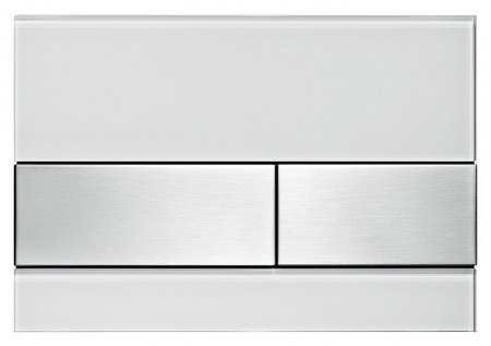 Кнопка смыва TECE Square 9240801 белый/сталь
