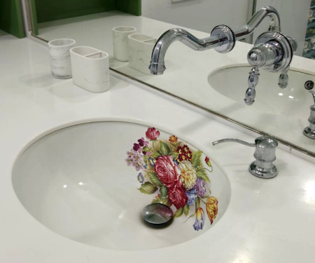 Раковина Bronze de Luxe Alsace 1707, белый