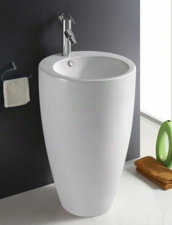 Раковина напольная 49см Gid Nb133 белый