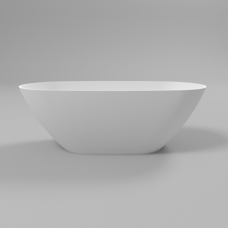 Ванна WHITECROSS Onyx D 160x75 (белый мат) иск. камень