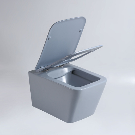 Унитаз подвесной безободковый Vincea Q-Line VT1-12MO океан матовый, с сиденьем микролифт