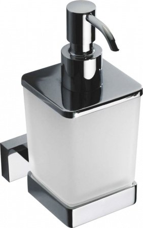 Дозатор для жидкого мыла Bemeta Plaza 118209049 Хром/Прозрачный