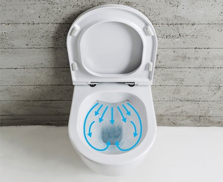 Унитаз подвесной безободковый Globo 4All MDS03BI белый, без сиденья