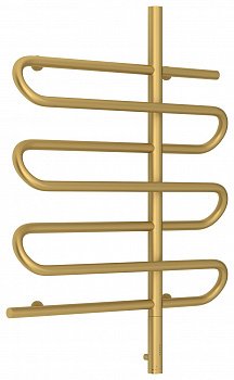 Полотенцесушитель электрический Сунержа Эпатаж 80х60 золото матовое, подключение правое