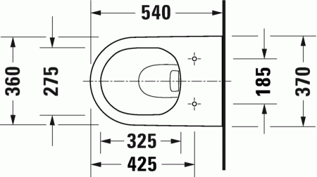 Унитаз подвесной Duravit D-Neo 2578090000 белый, без сиденья