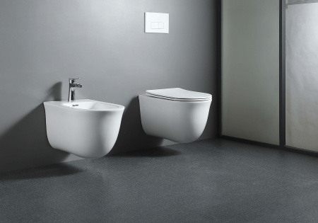 Унитаз подвесной Aquatek Классик AQ1112T-00 смыв торнадо, с сиденьем Soft Close