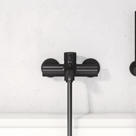 Смеситель для ванны Kludi Bozz 386913976 черный матовый