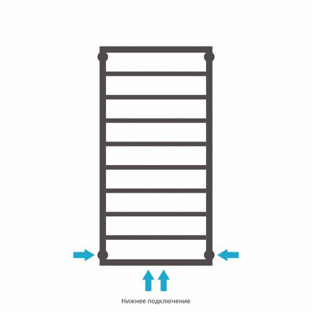 Полотенцесушитель водяной Сунержа Канцлер 100х50 золото матовое