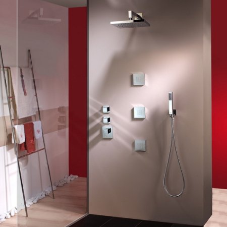 Термостат для душа на 2-3 потребителя Bossini Outlets Z032203.030 хром